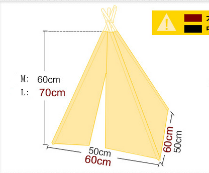 Wooden Pet Tent for Cats and Dogs, Small Doves Design